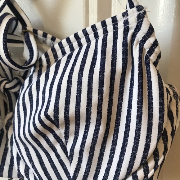 NWT Roxy Striped Bikini Top - Picture 4 of 5